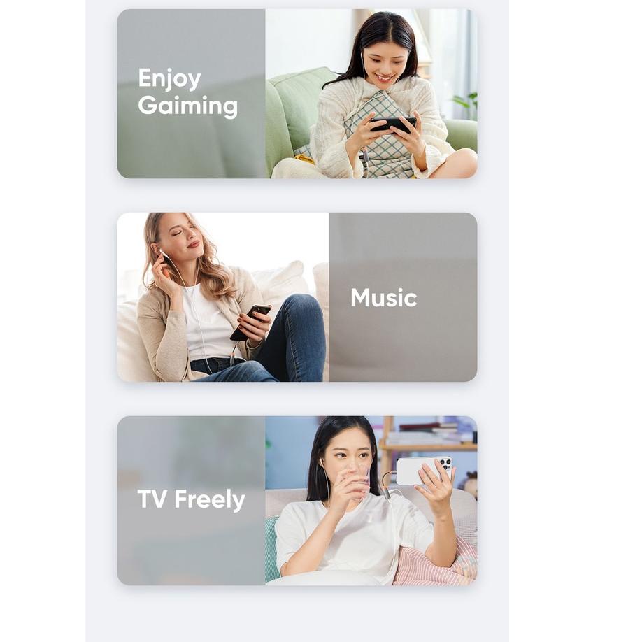 Big Sale MCDODO Converter Splitter Untuk iPhone 8 X Xr Xs 11 12 13 14 Lightning Ke Jack 3.5mm + Ligh