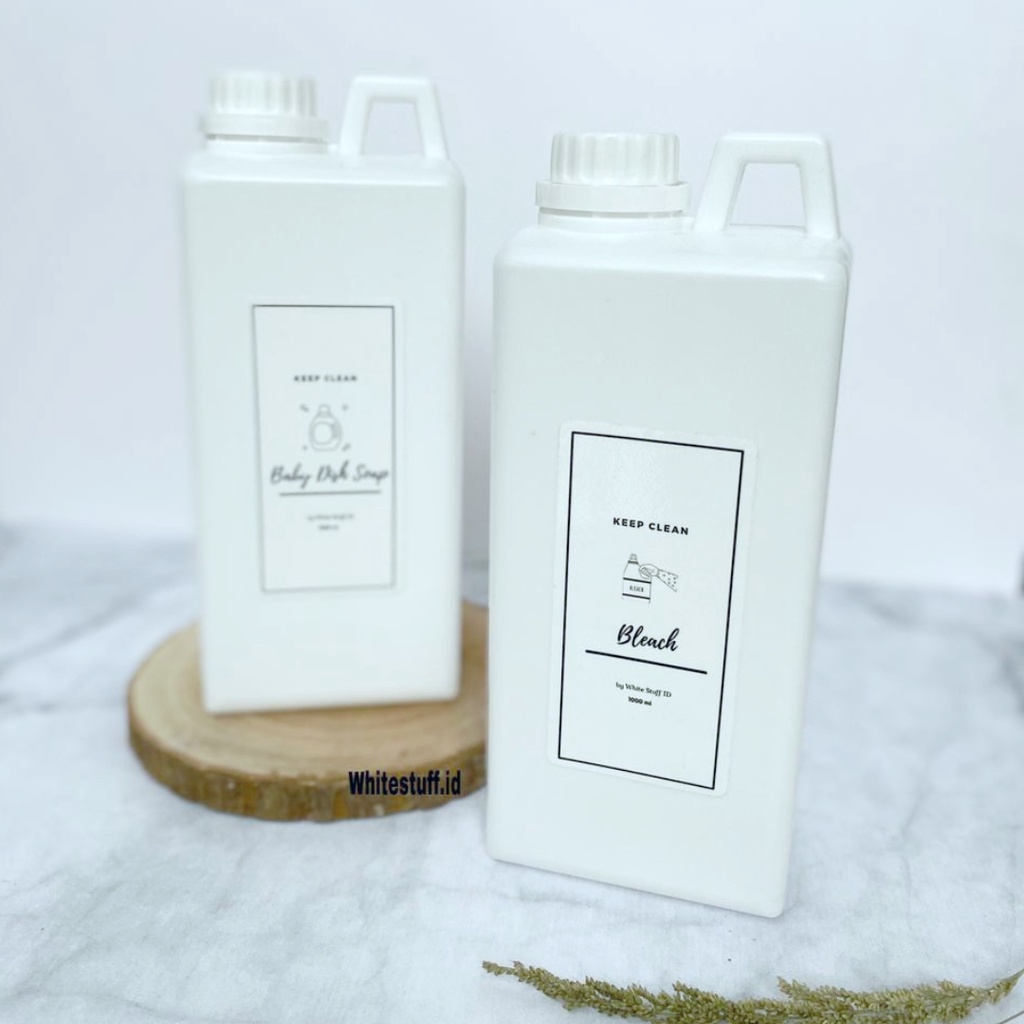 Refill Botol Sabun Jerigen Jerrycan untuk Laundry Room, Bathroom, Kitchen &amp; Cleaning Bottle Organizers