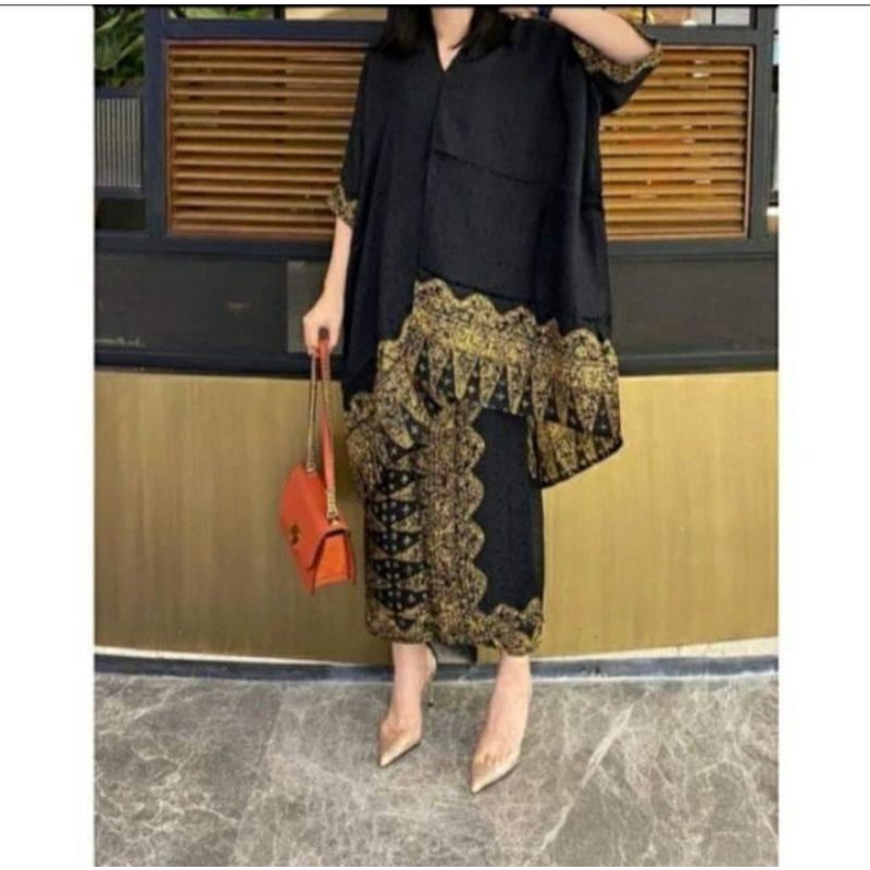 SETELAN TUNIK KAFTAN ARUNA MELAYU JUPRI KOSONGAN