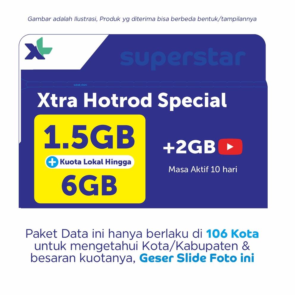 ヂ Perdana XL 6 GB 10 Hari Xtra Hotrod Special ヽ