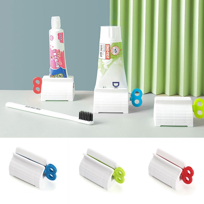 Dispenser Odol Manual Kreatif Pembersih Wajah Pemeras Klip Lazy Toothpaste Tube Squeezer Aksesoris Kamar Mandi