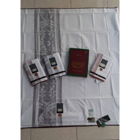 {FamilyStore} SARUNG BHS ORIGINAL Sarung BHS Putih Polos Mercerized Motif TKB Behaes Diskon