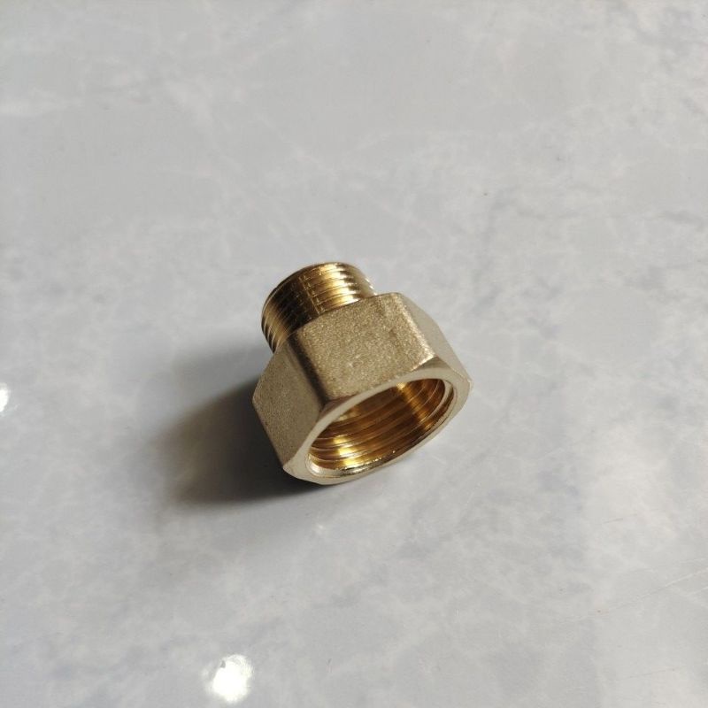 connector 3/8x1/2 Kuningan / sambungan 3/8x1/2 Kuningan / Sok Kran Kuningan 3/8x1/2&quot;