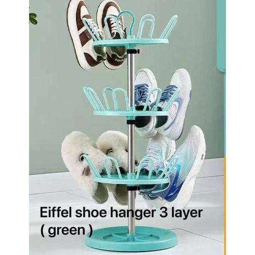 TERLARIS EIFFEL - TOWER JEMURAN SEPATU GANTUNG / RAK JEMURAN SANDAL ERR84694ER