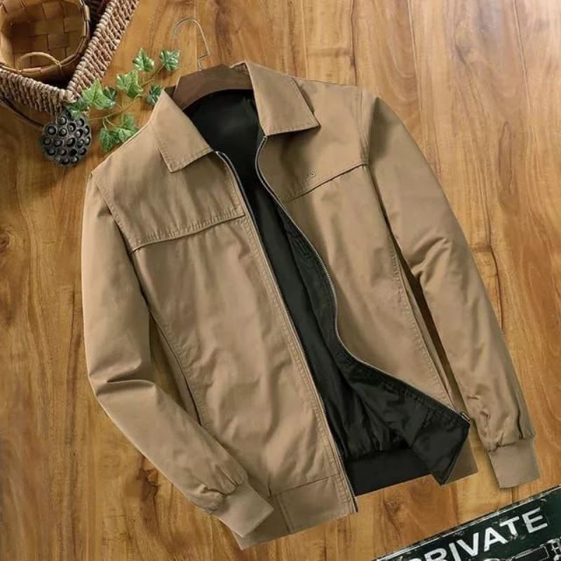 semi jas jaket pria casual katun premium