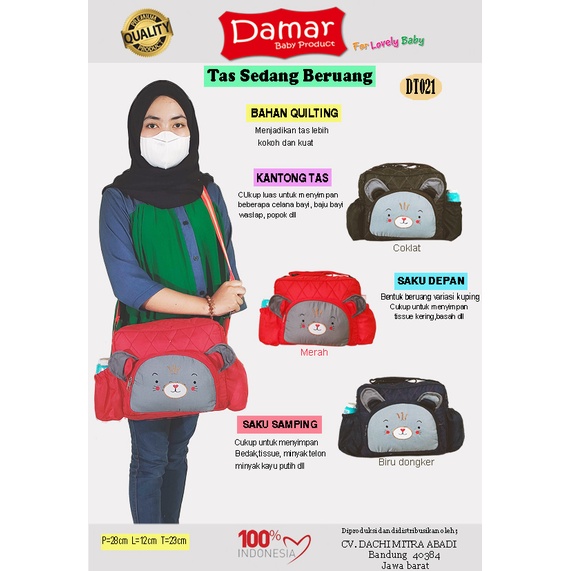 Tas Sedang Beruang Damar