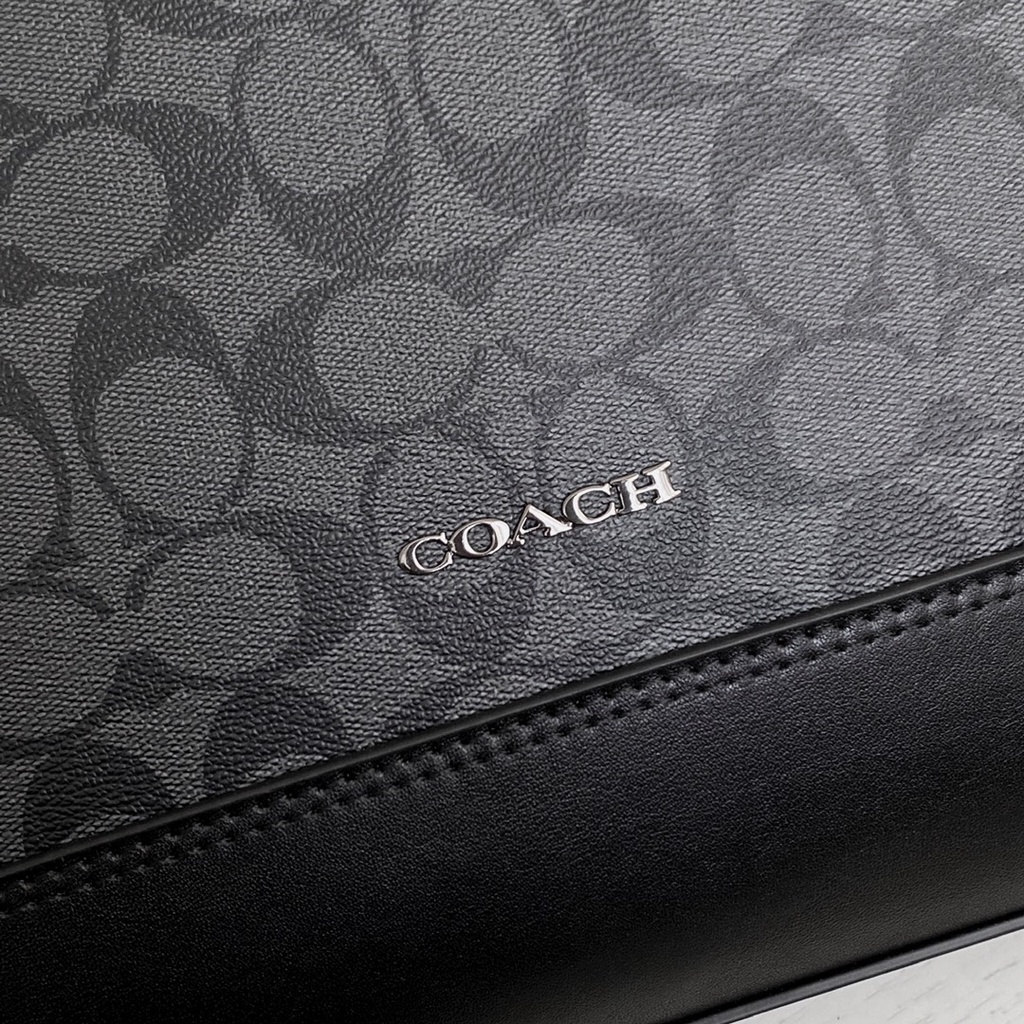 Coach 3232 6707  299  559  new men's bag VARSITY stripe GRAHAM tote bag shoulder bag messenger bag carrying briefcase  gwb