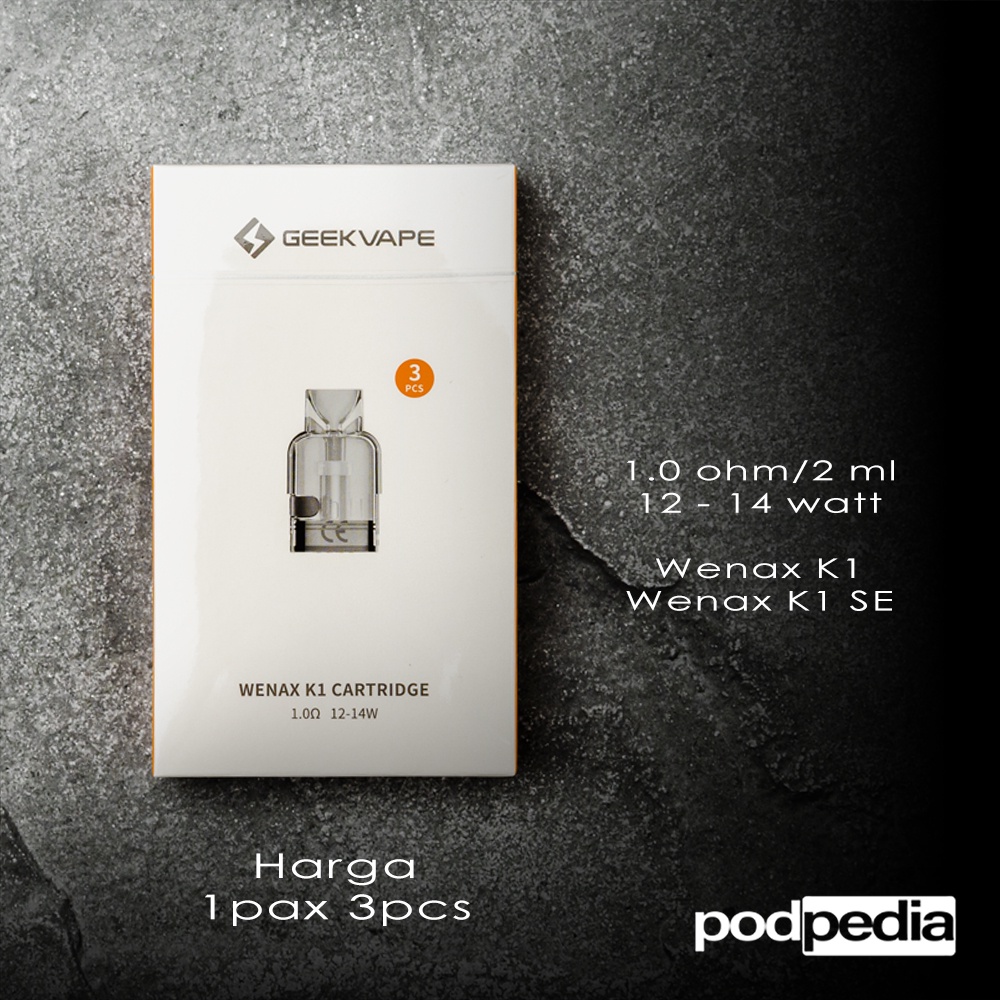 GeekVape Wenax K1 0.8 1.0 1.2 ohm Cartridge Authentic | Wenax K1 SE