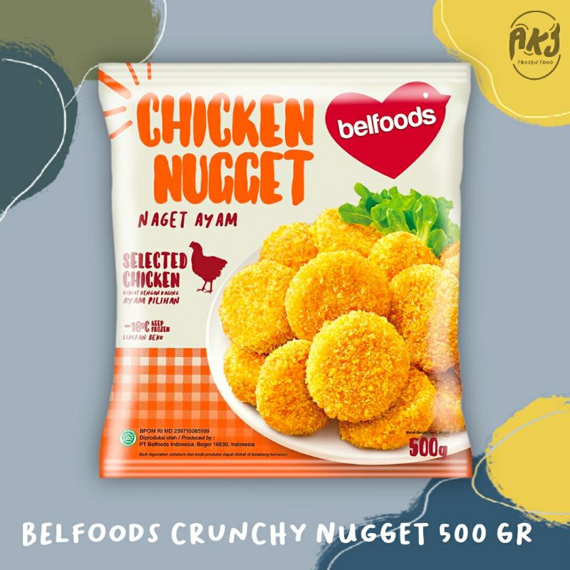 Jual Belfoods Nugget Crunchy 500gr | Shopee Indonesia