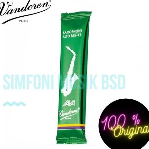 Vandoren Reed Alto Saxophone Java Green 1.5