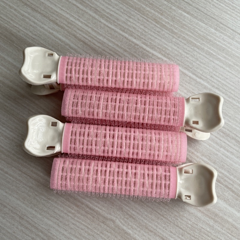 Roll Rambut Kecil / Penahan Poni Velcro (isi: 4 / 12)