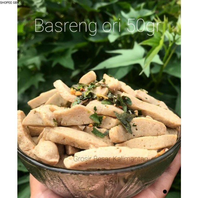 

Basreng Ori isi 50gr / Bakso Goreng Original Asin Jeruk Purut / Baso Goreng / Bas reng / Grosir Besar Kalimantan