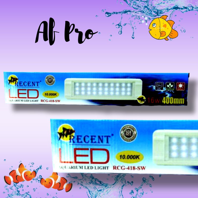 PROMO MURAH Lampu led Aquarium Aquascape RECENT RCG 418