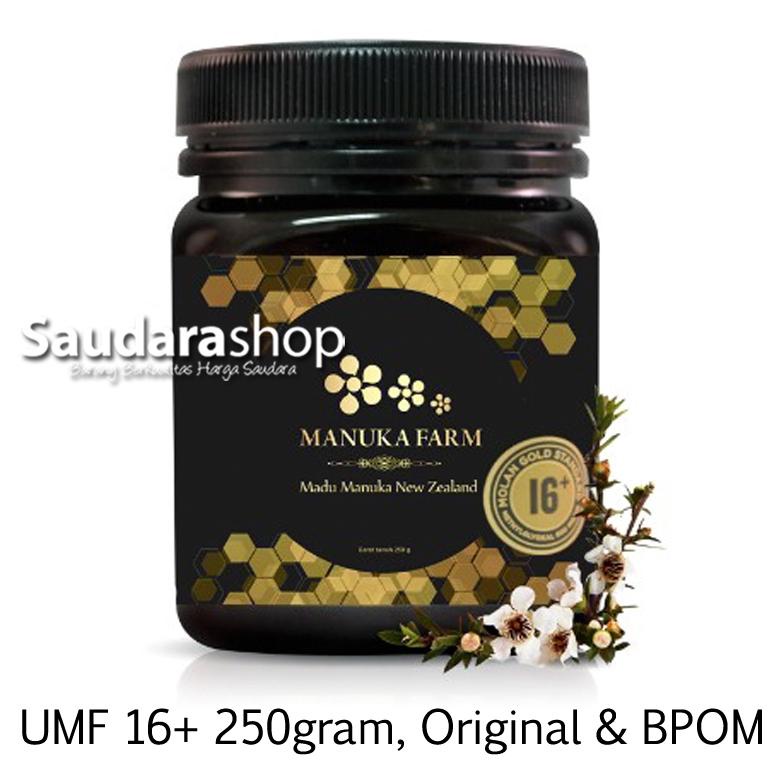 

Madu Manuka Farm MGS 16+ 250gram [BPOM] / Manuka Honey Farm MGO 600+