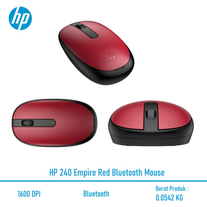 Mouse Wireless HP 240 Bluetooth 1600 DPI