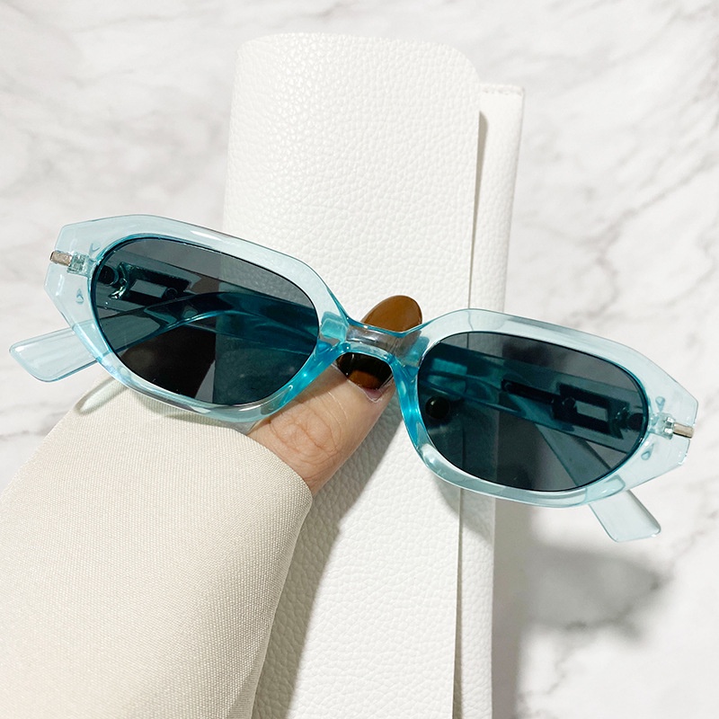Aesthetic Shades Sunglasses UV400 Untuk Wanita/Pria Eyeglasses Colour