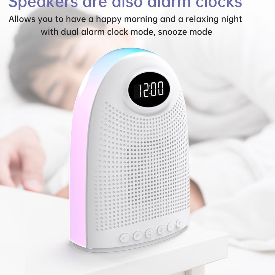 Stok Terbatas Newfun musik box bluetooth full bass Speaker Bluetooth Wireless radio RGB speaker jam 