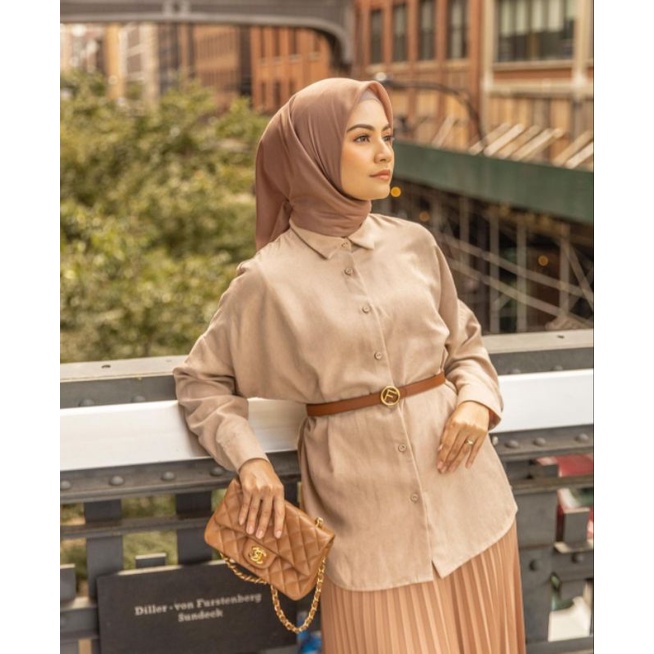 ZEA SHIRT Luisa Tunik Heaven Lights❗️Siap Kirim❗️