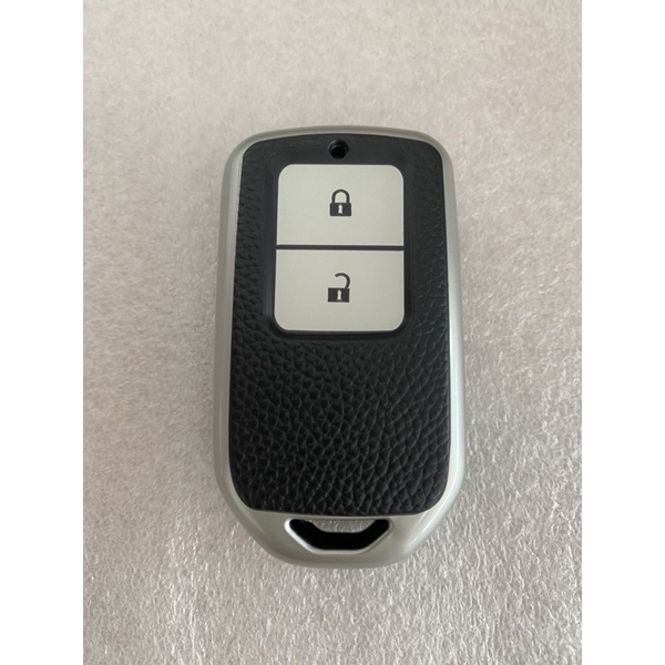 Sarung kunci Smart key Mobil Honda Crv Hrv 2 Tombol Model Kulit