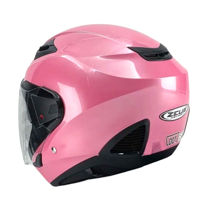 Helm Zeus ZS611 Solid Pink Glossy | Zeus ZS 611 Double Visor