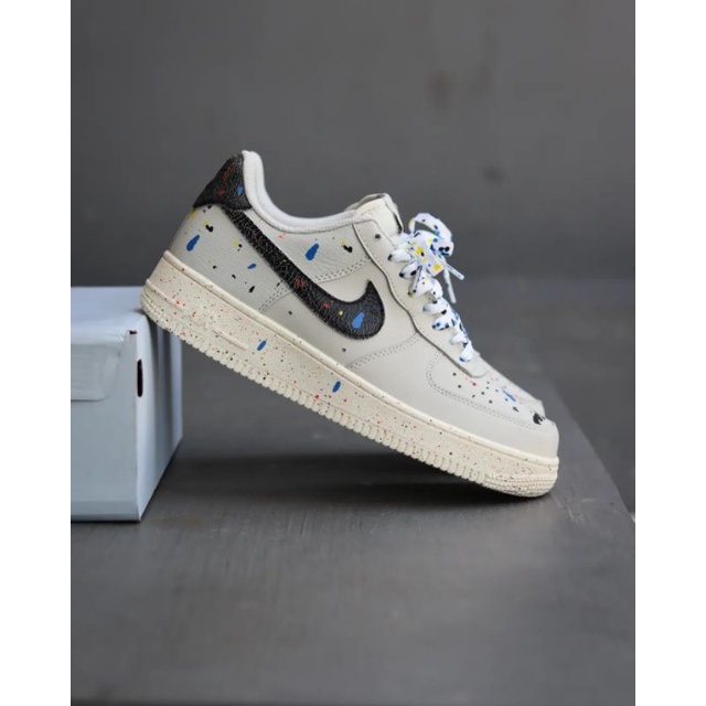 nike air force one splater