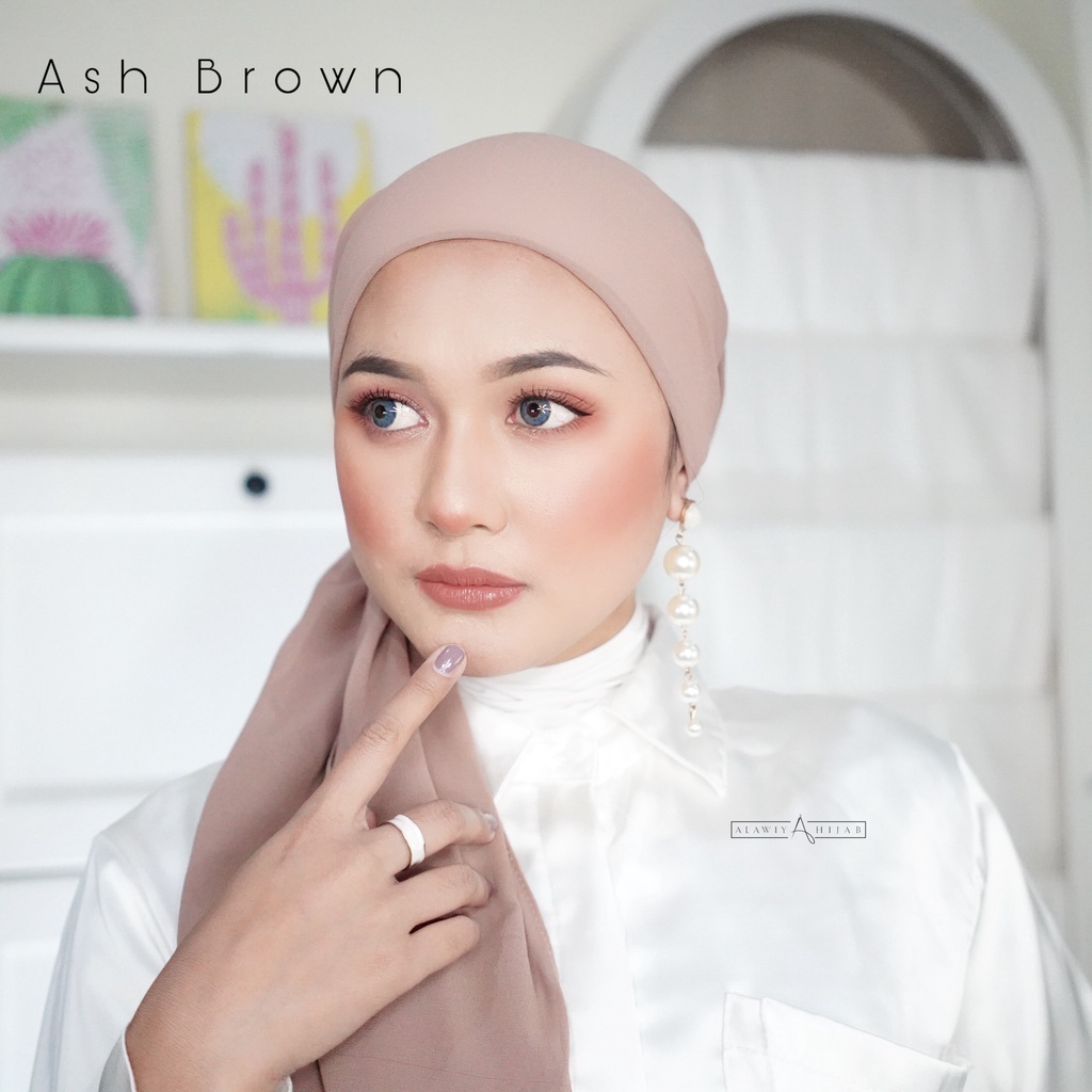 Alawiyahijab - Dima Instan ( Pashmina inner Ceruty Babydoll Premium )