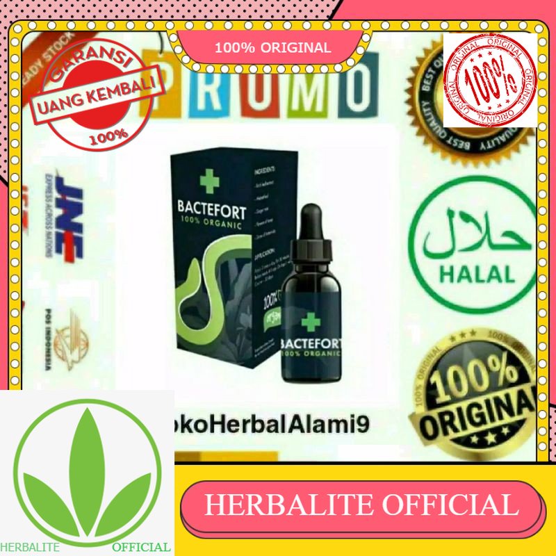 100% ORIGINAL BACTEFORT Bactefort Original Obat Herbal Anti Virus Parasit Asli