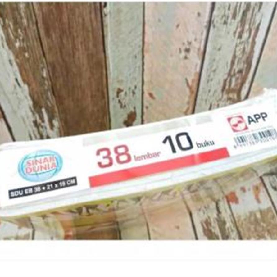 

✹✹ Buku Tulis Sidu 38 (10PCS) SIN AR DUNIA