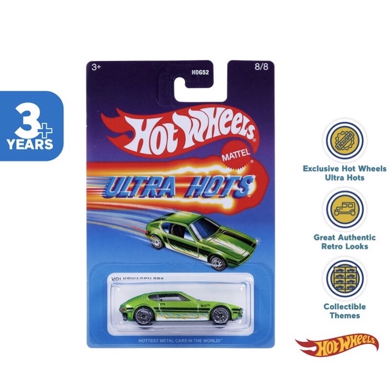 Hot Wheels VW Ultra Hots Volkswagen SP2 [GREEN] + FREE Protector Card