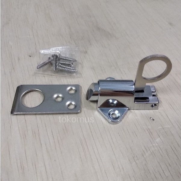 SPRING KNIFE | GRENDEL JENDELA | KUNCI JENDELA SILVER | GRENDEL KODOK | SLOT JENDELA  CAB