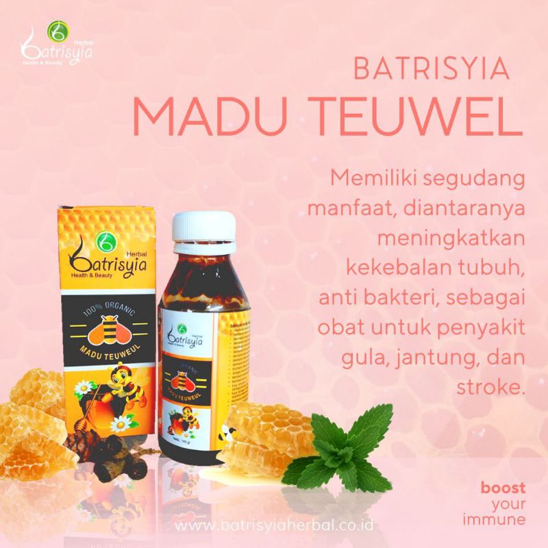 

Madu Teuwel 175 Gram/ Madu Klanceng Batrisyia