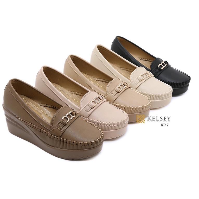 N62U RESTOCK NICOLE SEPATU WEDGES 6,5CM WANITA KELSEY RT17 SEPATU KERJA WANITA ZAK
