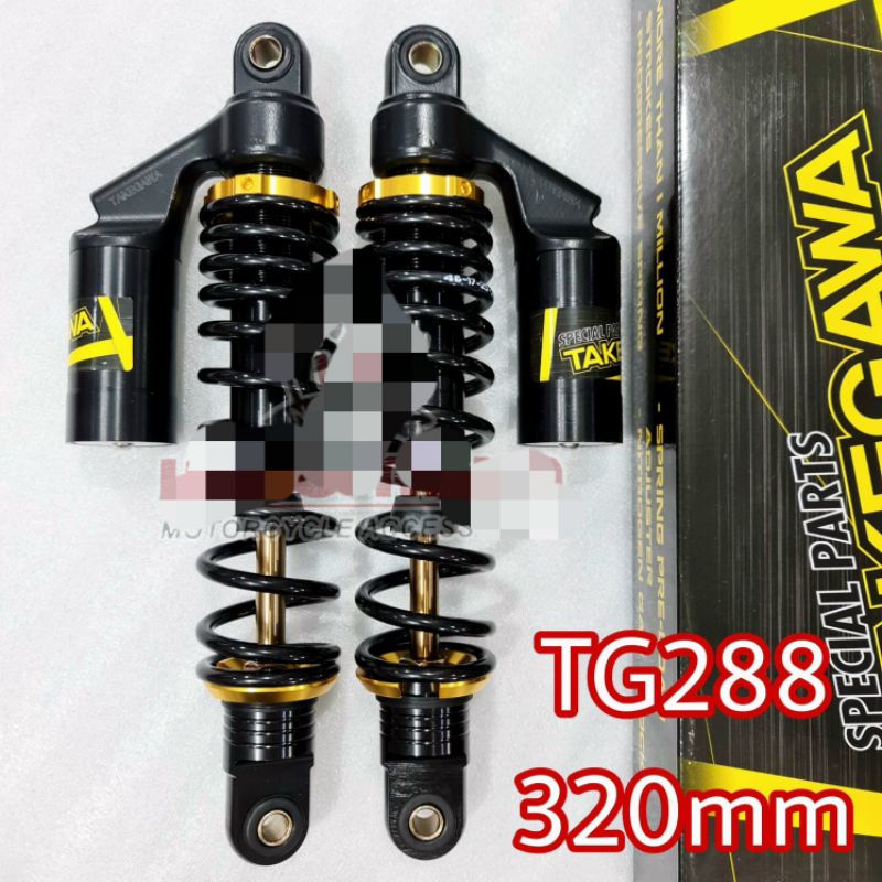 SHOCK BREAKER BELAKANG TABUNG ATAS MEREK TAKEGAWA UKURAN 280/320/340/360 MM