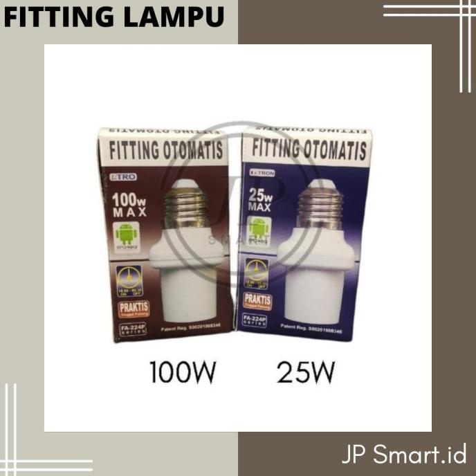 Fitting Lampu Otomatis Timer Fitting Sensor Lampu