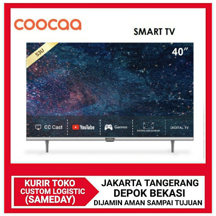 Coocaa LED 40S3U Smart TV 40 Inch Digital