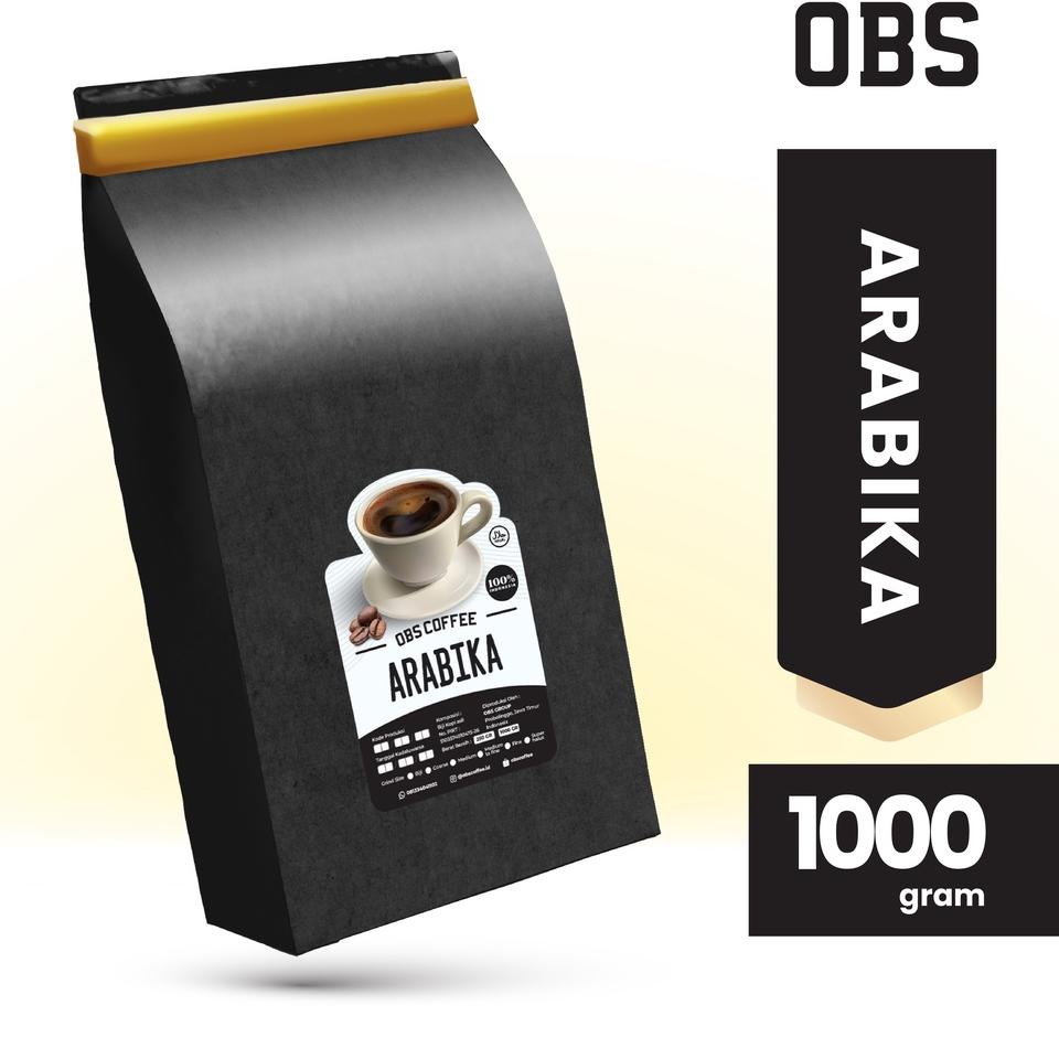 

✦ KOPI ARABIKA 1 KG BIJI/BUBUK | Roasted Coffee | OBS Coffee Arabika 1kg ㊫