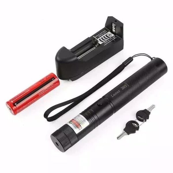 Green Laser pointer 303 - Laser kunci pengaman - Laser hijau variasi - Kenji Shop