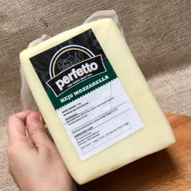 

GRATIS ONGKIR✅Keju Mozarella PERFETTO 1KG / MOZARELLA CHEESE / KEJU PIZZA|RA9
