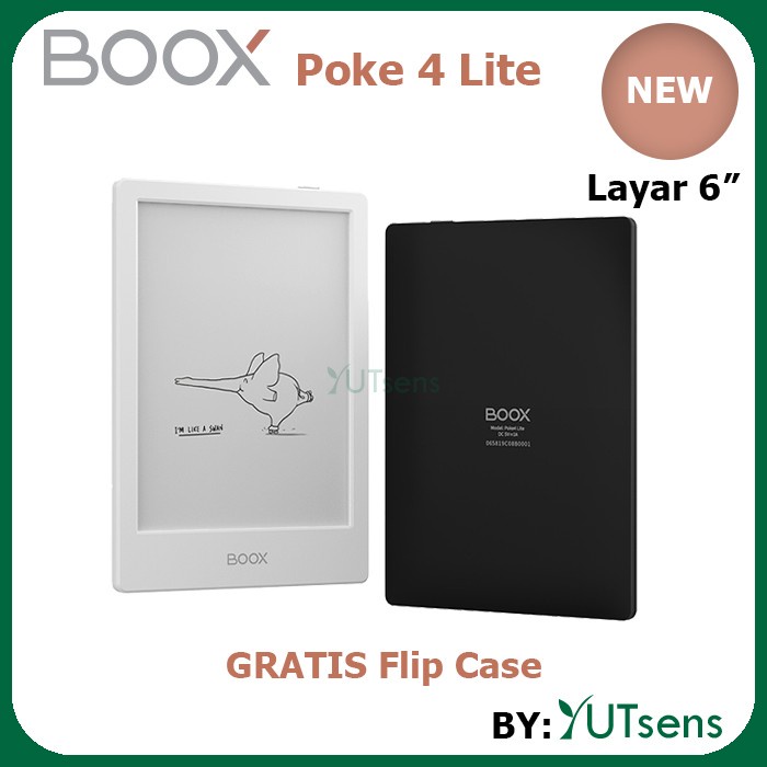 Onyx Boox Poke 4 Lite 6 Inch Quad Core Android 11 E Ink Reader