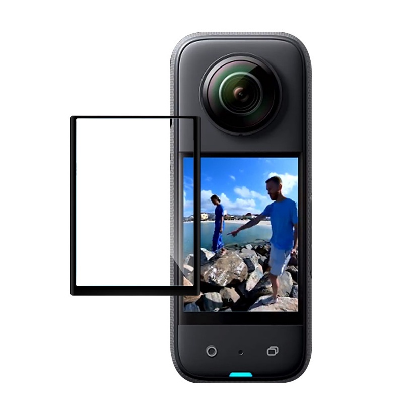 Pelindung Layar Kamera Full Coverage Anti fingerprint Film HD Transparan Screen Film Laminasi Lembut Anti Gores Kamera Film Untuk Insta360 One X3