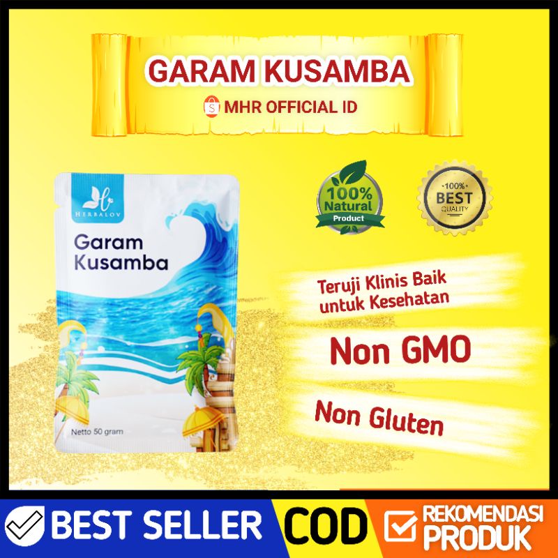 

Garam kusamba / kusamba seasalt Bali original Herbalov