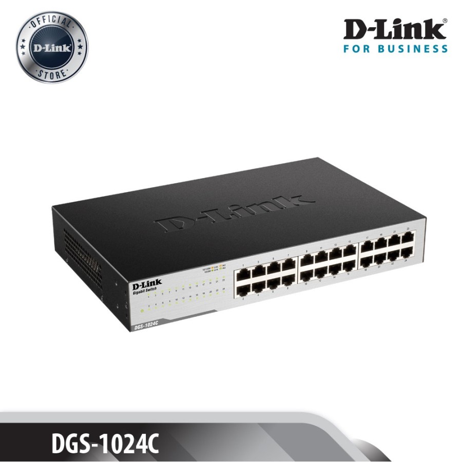 D-Link DGS-1024C 24-port Unmanaged Gigabit Switch