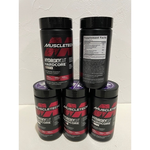 Hydroxycut elite hardcore 100 caps fatburn diet