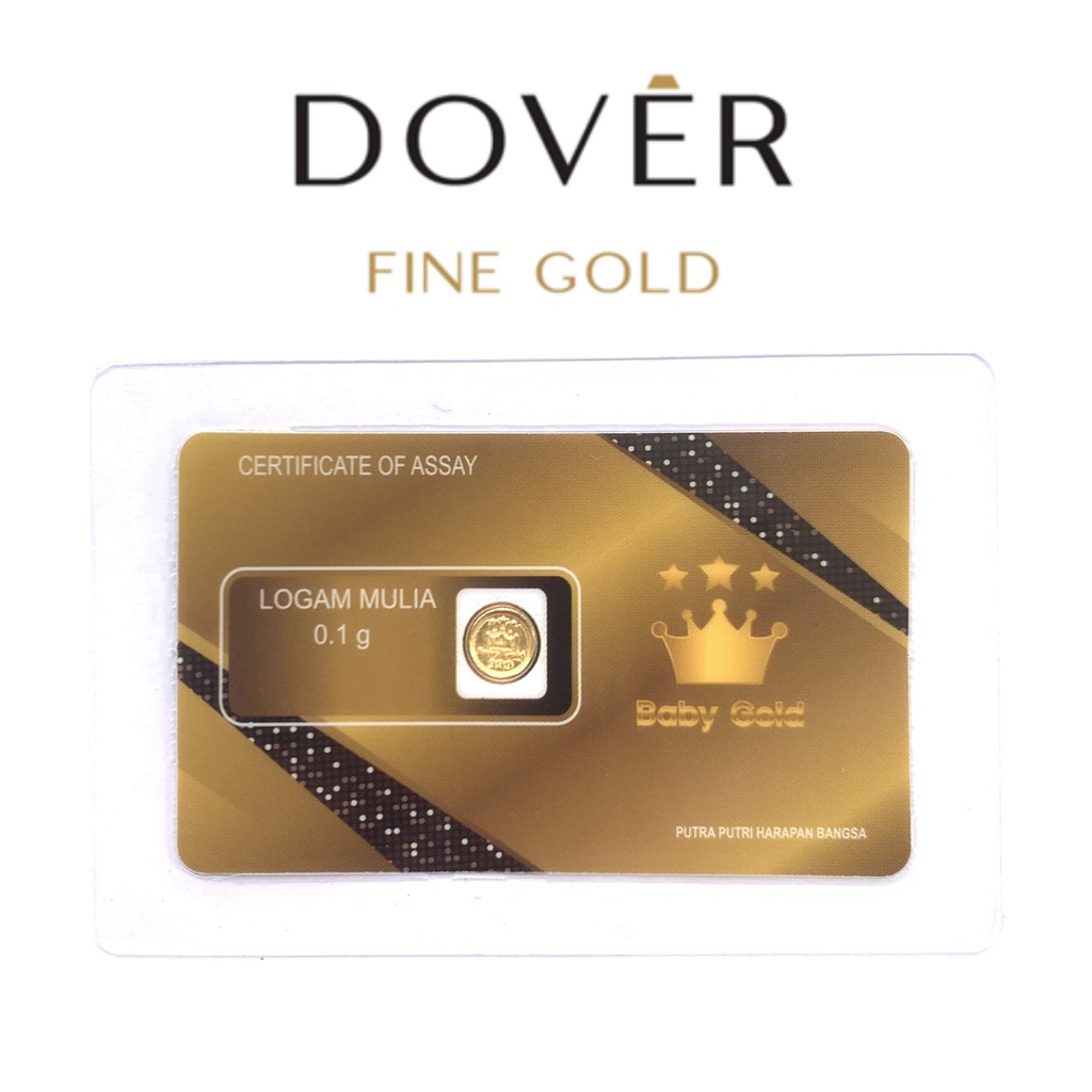 Logam Mulia Emas Baby Gold BabyGold 0.1 0,1 gram Souvenir Series