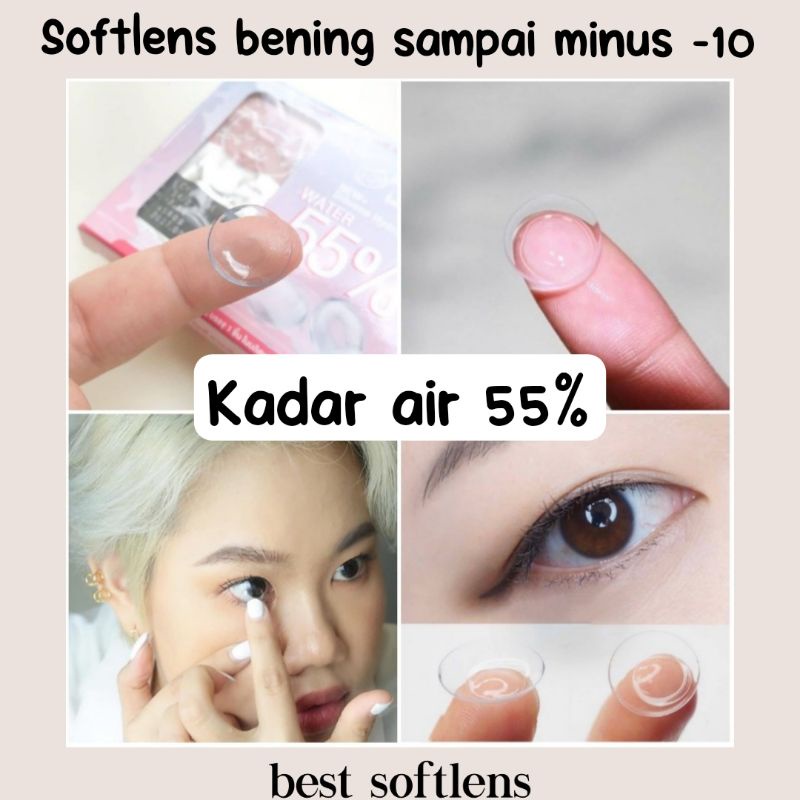 Softlens bening sampai minus -10 / softlens minus / softlens mata minus