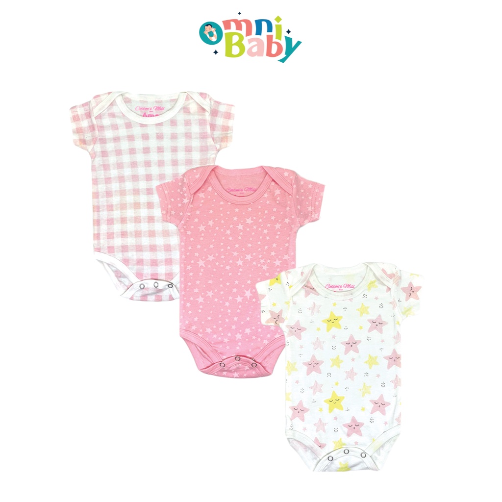 Jumper Fashion Cotton Mills Bayi Perempuan set 3 pcs SNI #3