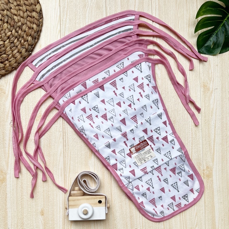 Serian DUSTY PINK DADIDU - 6 PCS POPOK BAYI Double Kain SERIES / Popok Double Kain Serian DUSTY PINK Premium /6 Pcs Popok Bayi Baru Lahir Popok Cuci Bayi Popok Kain Sambung Bayi Baru Lahir