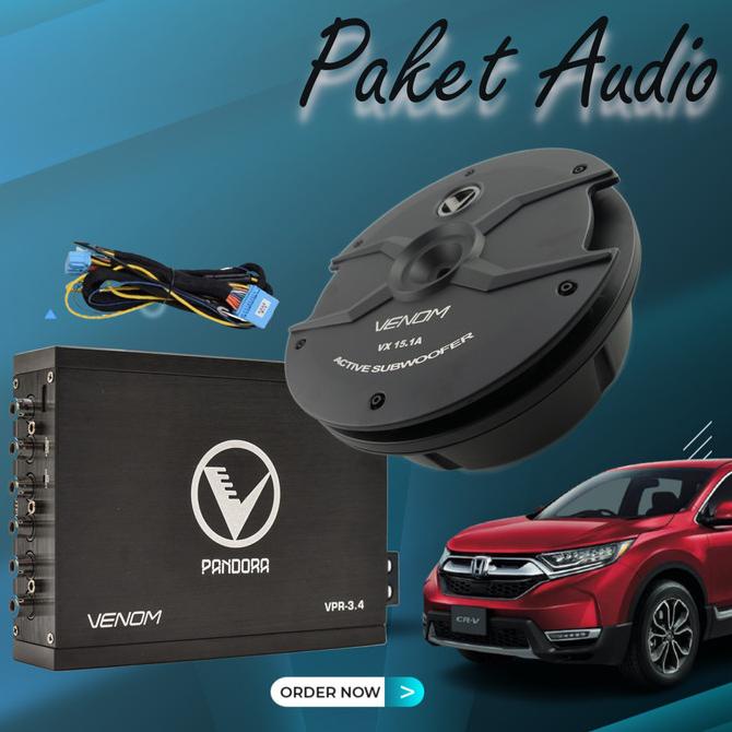 Paket Audio Mobil Full System Honda Crv Turbo By Venom Not Cello