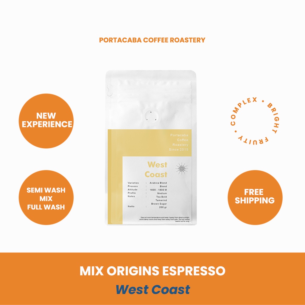 

West Coast Drip Bag Coffee - (kopi instan filter) by Portacaba