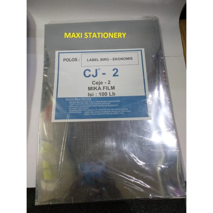 

Holder Cover Jilid Plastik Mika Bening A4/F4 Cj-2